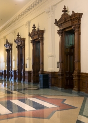 Office doorways in the Texas Capitol