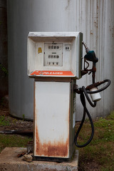 Old Gas Pump in Mooresville Alabama