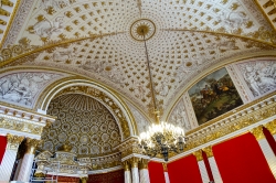 ornate ceiling museum st petersburg