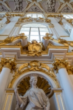 ornate gold interior winter palace russia