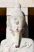 Osirid Statues On Pillars Entrance Hatshepsut Temple Photo Image 