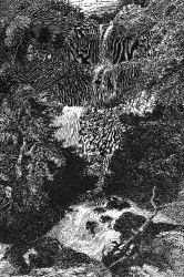 panorama of trenton falls historical illustration