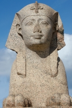 photo closeup sphinx alexandria egypt image 5156