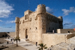 photo qaitbay citadel fort alexandria egypt image 1532
