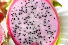 pink and white dragon fruit