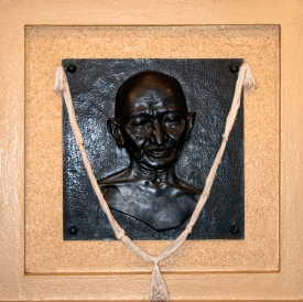 Placgue of Ghandi at his  residence in Bombay India Exterior Photo