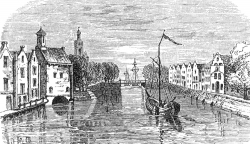 port historical illustration