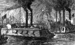Porter's Fleet of Ship in civil War