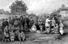 punishment pan tze china historical illustration 13A