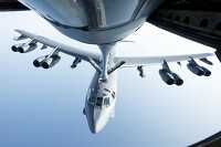 Refueling of B-52H Stratofortress aircraft