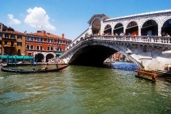 Rialto Bridge in Venice Italy Photo