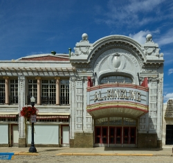 Ringling Theatre in downtown Baraboo, Wisconsin