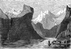 rocky mountain peaks norway historical engraving 017