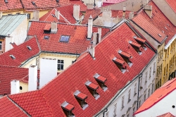 rooftops old town prague