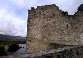 Ross Castle located in Killarney National Park, Ireland