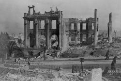 Ruins after San Francisco earthquake 1906