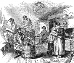 Russian Coopers Shop And Dwelling Historical Illustration