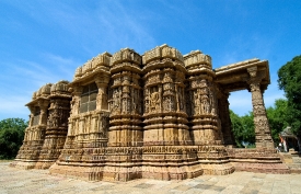 Sabhamandapa at Sun Temple Modhera, India