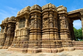 Sabhamandapa at Sun Temple Modhera, India