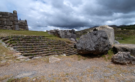 Sacsayhuaman Inca Ruins mountaintop site overlooking Cuzco was o