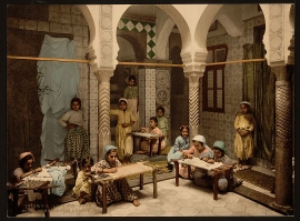 School of Arab Embroidery  Algiers  Algeria 05554v historical pr