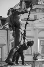 sculpture at Drottnigholm Royal Palace