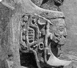 Sculptured Head of Yucatan