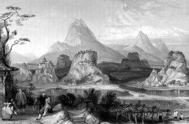 seven star mountiain china historical illustration 09A