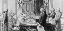 signing of the Treaty of Amity and Commerce and of Alliance betw