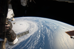 Space Station Flyover of Super Typhoon Noru