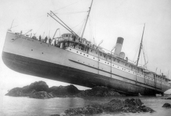 SS Princess May wrecked on August 5 1910