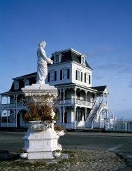 Statue of Rebecca on Block Island Rhode Island