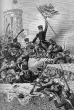 storming of chapultepec mexican american war  1372a