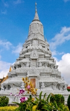 Stupa At Silver Pagoda Royal Palace Phnom Penh Photo 
