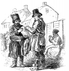 Tea Sellers In The Streets Historical Illustration
