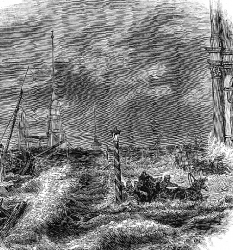 The Inundation Of 1824 Historical Illustration