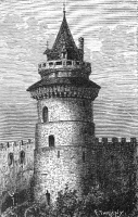 tower joan of arc france historical engraving 05