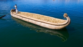 traditional reed boats lake titicaca photo 123