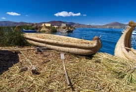 traditional reed boats lake titicaca photo 124