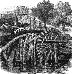 Turcoman Irrigating Wheel Historical Illustration