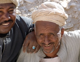 Two Egyptian Men Waring Tourbines Photo 