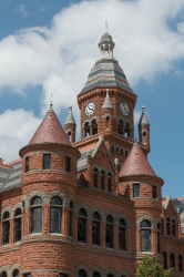 Upper reaches of the former Dallas County Courthouse