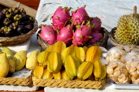 Variety of Tropical Fruits