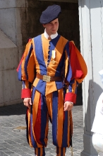 vatican swiss guards st peters rome italy photo 7619A