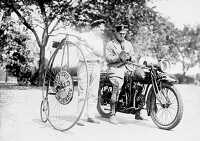 Velocipede and motorcycle 1921