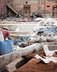 verview of Tannery Marrakech Morocco Photo Image 6672E