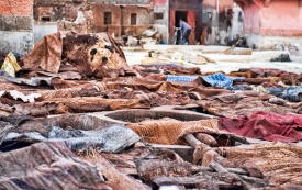 verview of Tannery Marrakech Morocco Photo Image 6673EE