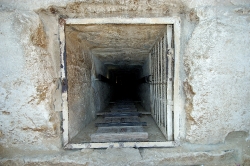 view of corridor entrance in pyramid