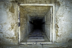 view of corridor entrance in pyramid