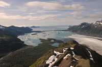 View of Kenai Fjords National Park bear glacier